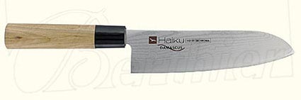 Couteau cuisine Haiku Santoku damas