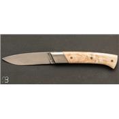 Couteau " Rhôdanien  " pliant de poche phacochère par Laurent Gaillard