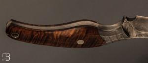 Couteau " Custom fixe " de Brian Sellers - Damas et koa