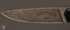 Couteau " 1820 " - 200 ans Maison Berthier - manche en ébène
