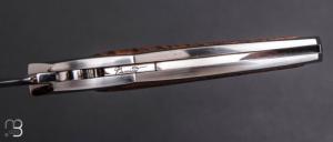   Couteau " 1820 Berthier " interframe par Charles Bennica - Damasteel et Koa