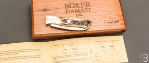    Couteau 1992 Annual Damast Collector's Knife #42 de Böker