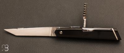 Couteau de poche 2 pièces modèle "Néo" Buffle par J. Mongin - Série limitée N°0026/2021