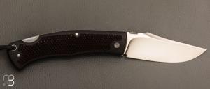  Couteau " BAD ASS " custom lock-back par Raphaël Durand - G10 gravé et RWL34