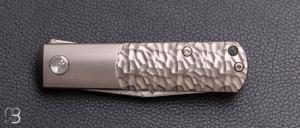   Couteau "BRLW Meteorite Damast édition Platine" par Böker Solingen - 110376DAM