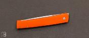 Couteau  "  Basic " G10 orange "pocket clip" de Jean Pierre Martin