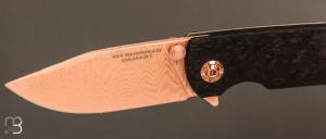  Couteau Böker Solingen -  M4 Sherman Damast Rosé gold - 110118DAM