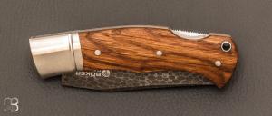 Couteau  "  Boxer Oak Damast " by Böker design Raphaël Durand - 111026DAM