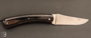    Couteau " Camembert " régional pliant par Sauveterre - Micarta