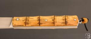    Couteau " Canif " custom par David Breniere - Buis sculpté et Elmax