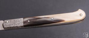   Couteau " Cévenol " de Jean Pierre Veysseyre - Corne Blonde