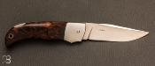 Couteau " Chantou " ironwood et lame RWL34 par Charly Bennica