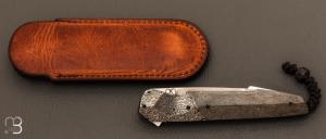 Couteau " Custom flipper " par Florian Keller - Fatcarbon et RWL34