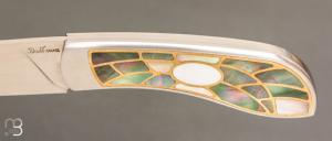  Couteau " Edcix " custom de Florent Dall'ava - L'atelier Dall'ava - Nacre