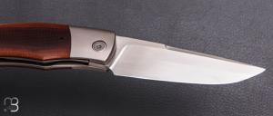    Couteau " Front-flipper " par Stephen Taillandier - Micarta et RWL34