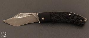   Couteau  " Fury " custom par David Breniere - Elmax et G10 toxifié