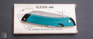  Couteau de poche " Glenn Glaz " - Acier MA5 et filets de pêche recyclés