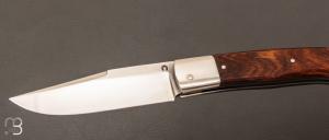    Couteau " Illicite " par Les Couteliers de Fontainebleau - Bois de fer et RWL-34