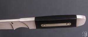   Couteau " Intégral " de V. Monteiro - Micarta et ATS-34
