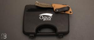 Couteau  "  Kiss Me " par Opus Knives - N690 et paracorde