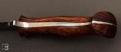  Couteau  "  Kukri " custom bois de fer et W5 par Milan Mozolic