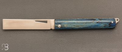   Couteau " L'Olonnois " de L'atelier du capitaine - Hêtre échauffé stabilisé