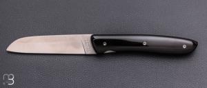   Couteau " L08 " par Atelier Perceval - Corne de buffle et 14c28n
