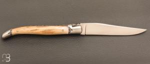   Couteau " Laguiole 12 CM " de Jérôme Lamic - Ivoire de mammouth et 14C28N