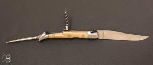 Couteau " Laguiole Berthier " 12cm 3 pièces pointe de corne 