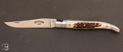 Couteau "Laguiole Berthier" 12cm bois de cerf 