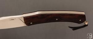    Couteau " Lardon  " custom par Frédéric Augé - Bois de fer et RWL-34