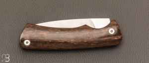 Couteau " Le 05 " par MTBlades Benjamin Thuillier - Paperstone et lame en 14C28