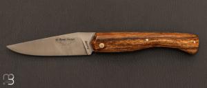   Couteau " Le Boulary " par La Bonne Trempe - Bouleau stabilis et lame en 14c28n