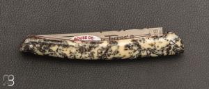   Couteau " Le Thiers 12cm " pliant par Le Fidèle - Bouse de vache