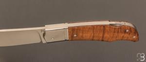    Couteau  " Lock-Back" custom par Rémi Lavialle - RWL34 et koa stabilisé