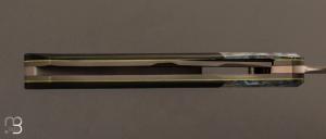 Couteau " Merops " Liner-Lock par Olivier Lamy - Skua Coutellerie - Micarta et MagnaCut