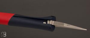   Couteau Opinel N°09 Océan rouge - Lame inox semi-crantée