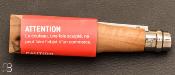 Couteau Opinel N°8 à sculpter en noyer