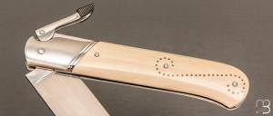    Couteau " Palanquille " custom par Glenn Guillou - Ivoire de mammouth et N690