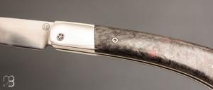  Couteau "Pastellier" par Thomas Fronteau - Fibre de carbone et lame en RWL34