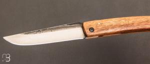    Couteau  "  Piémontais" par Julien Maria - Noyer et lame en XC75