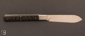  Couteau  "  Pradel XL" de collection par Benjamin Lohou - Fibre de carbone et RWL34