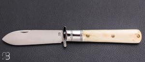   Couteau " Pradel avec garde à bascule  " par Romain Alvarez - Ivoire de phacochère et RWL34