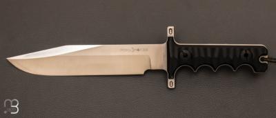 Couteau " Quebec One Outdoor " G10 noir par Pohl Force