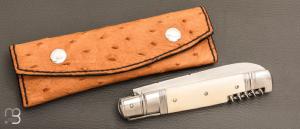    Couteau " Rumilly 3 pièces " par Erwann Aubriet - Ivoire de mammouth