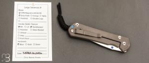   Couteau  Sebenza 31 Large Plain L31-1000 de Chris Reeve