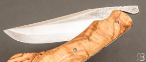 Couteau " Sionvillois XXL " de poche de Sylvain Petit - Les Couteaux du Mitou