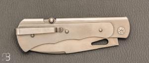   Couteau  "  Skipper" pliant de Éric Parmentier - Gravure d'Elisabeth Da Justa