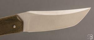   Couteau " Slipjoint " custom par Guy Poggetti - Micarta et 14c28n