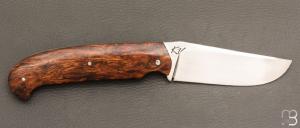   Couteau " Slipjoint " custom par Karim Valentin - Bois de fer et 14c28N